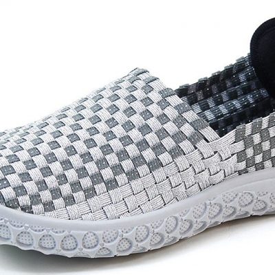 Silver Woven Shoe Only $19.99!
