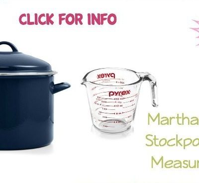 Martha Stewart Stockpot & Pyrex Measuring Cup Just $18.98 (Was $87)!