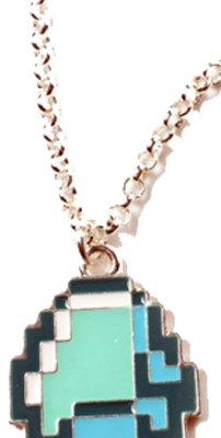 Minecraft Diamond Pendant Necklace Only $4.47 + FREE Shipping (Reg. $10)!