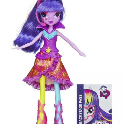 My Little Pony Equestria Girls Twilight Sparkle Doll (Neon Rainbow Rocks) ONLY $6.62 (Reg. $15)!