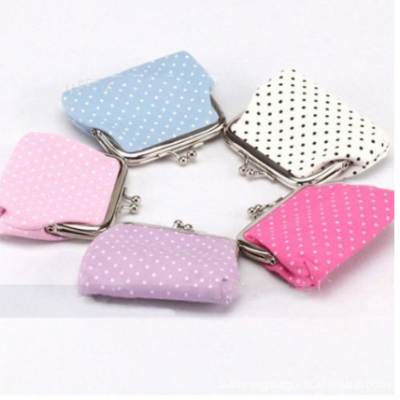 Cute Polka Dot Coin Purses As Low As $2.10 + FREE Shipping (use for earbuds, charging cables, too)!