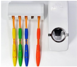 Automatic Toothpaste Dispenser & ToothBrush Holder Set Only $7 (Reg. $49)!