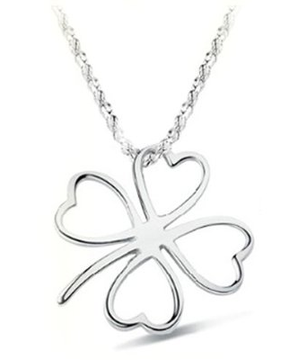 Sterling Silver & Swarovski Crystal Clover Pendant Only $3.28 Shipped!