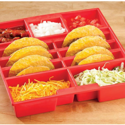 Red Taco Serving Tray ONLY $7.92 + FREE Shipping!
