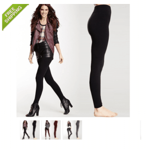 Steve Madden Women's Fleece Lined Footless Tights-Leggings ONLY $4.99 + FREE Shipping (was $30)!