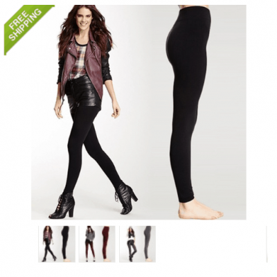 Steve Madden Women’s Fleece Lined Footless Tights-Leggings ONLY $4.99 + FREE Shipping (was $30)!