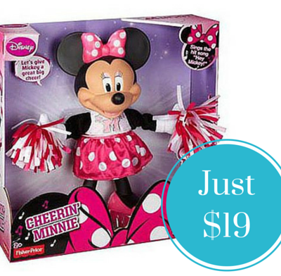Cheerin’ Minnie Mouse Doll ONLY $19 + FREE Store Pickup (Reg $39.97)!