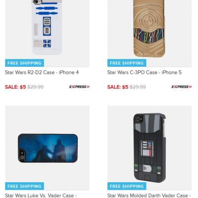 Star Wars iPhone 4 and 5 Cases Only $5 + FREE Shipping (Reg. $30)!