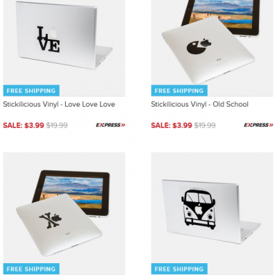 BOGO FREE iPad/MacBook Stickers – Just $3.99 + FREE Shipping (Reg. $20)!