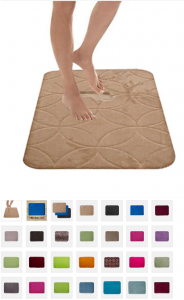 Luxury Embossed 16x24 Memory Foam Bath Mats ONLY $7.48 SHIPPED!