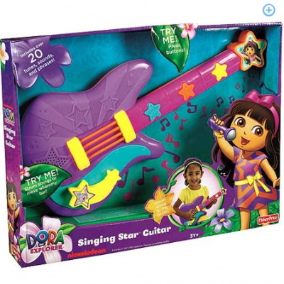 Fisher-Price Dora Singing Star Guitar Only $7.67 + FREE Store Pickup (Reg $19.99)!