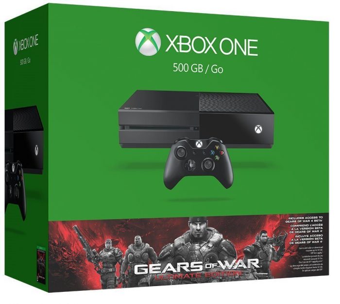 Xbox One 500GB Console - Gears of War: Ultimate Edition Bundle Was $350 Now $299!