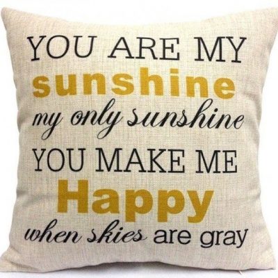 You Are My Sunshine Pillow Cover Just $5.97 + FREE Shipping!