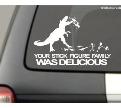 Your Stick Figure Family Was Delicious Car Window Decal Just $1.95 + FREE Shipping!