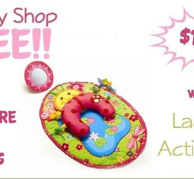 Tummy Time Ladybug Fun Activity Mat Only $14.99! (Reg. $28)