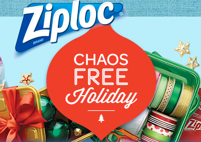 Ziploc Chaos FREE Holiday Instant Win & Sweeps!