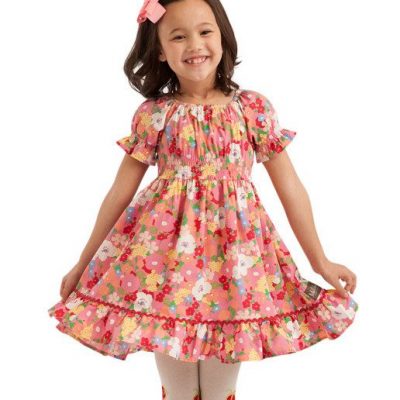 Matilda Jane Pink Fairgrounds Betsy Dress Only $16.99!